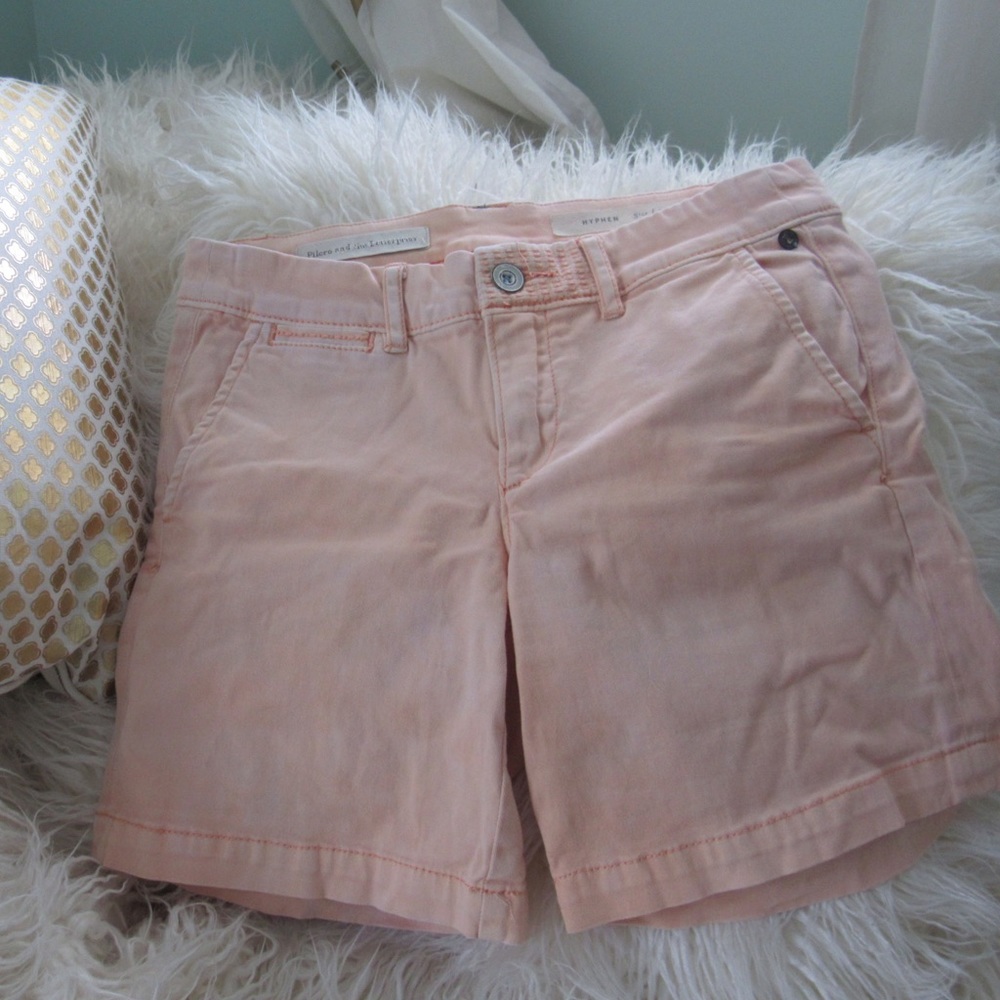 Anthropologie Peach Shorts